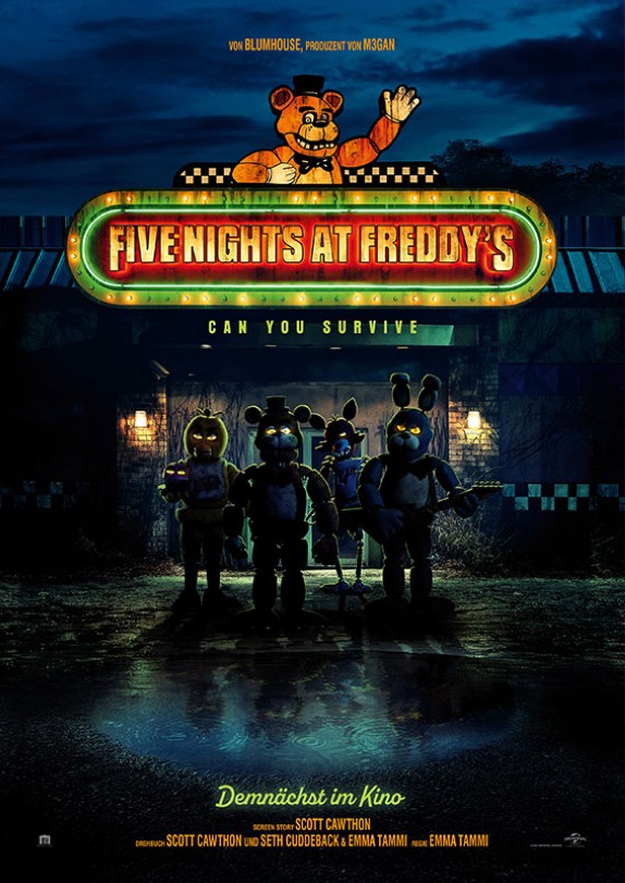 five_nights_at_freddys_plakat Kinostartd DE (C9 Universal Pictures