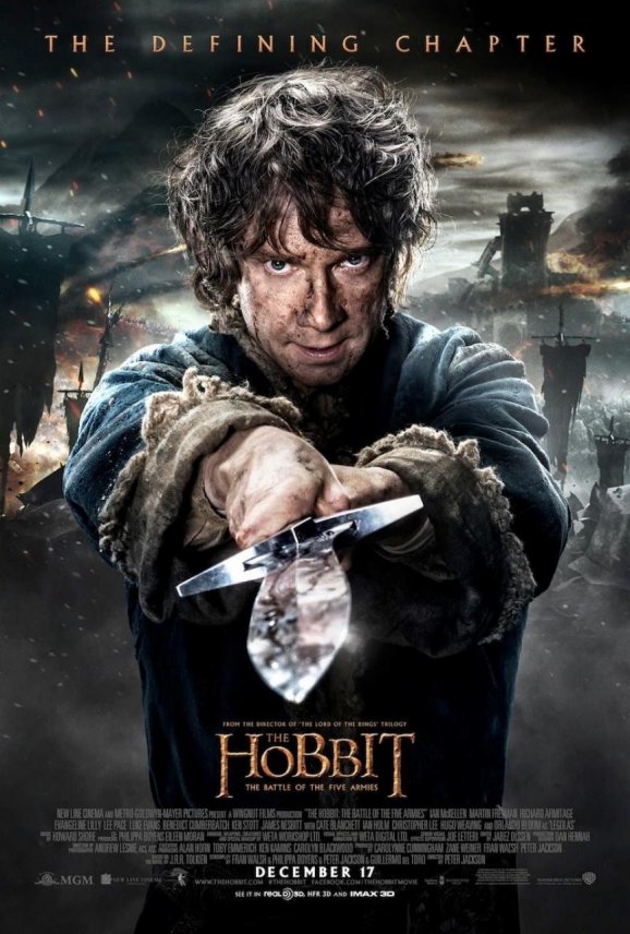hobbit 3 Bilbos Schwert teaserplakat