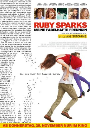 Das Hauptplakat zu der Komödie RUBY SPARKS - MEINE FABELHAFTE FREUNDIN © 2012 20th Century Fox 
