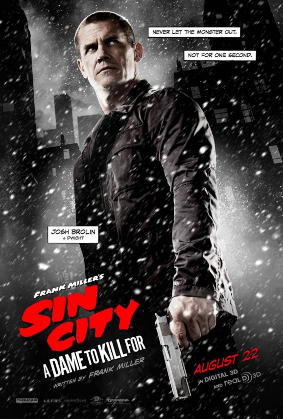 sin city 2 charakterposter Josh Brolin