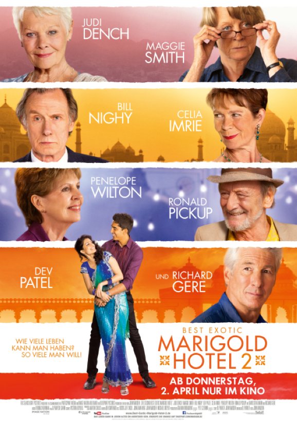 best exotic marigold hotel 2 Filmposter
