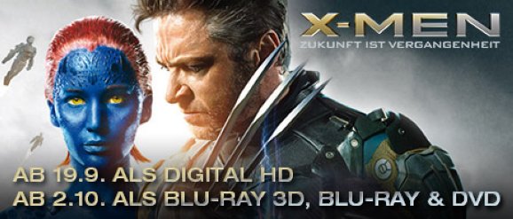 X-Men Zukunft ist Ankündigung Blu-ray, DVD, Digital