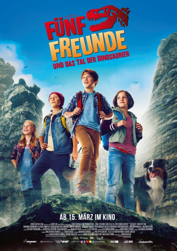 5-Freunde-Dinosaurier-Poster