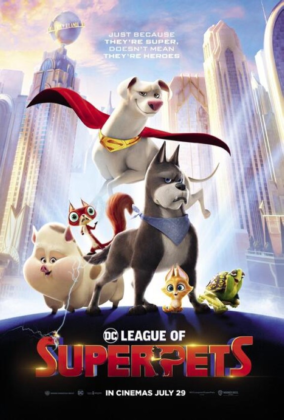 DC League od Super-Pets Kinostart PLakat US (c) Warner Bros