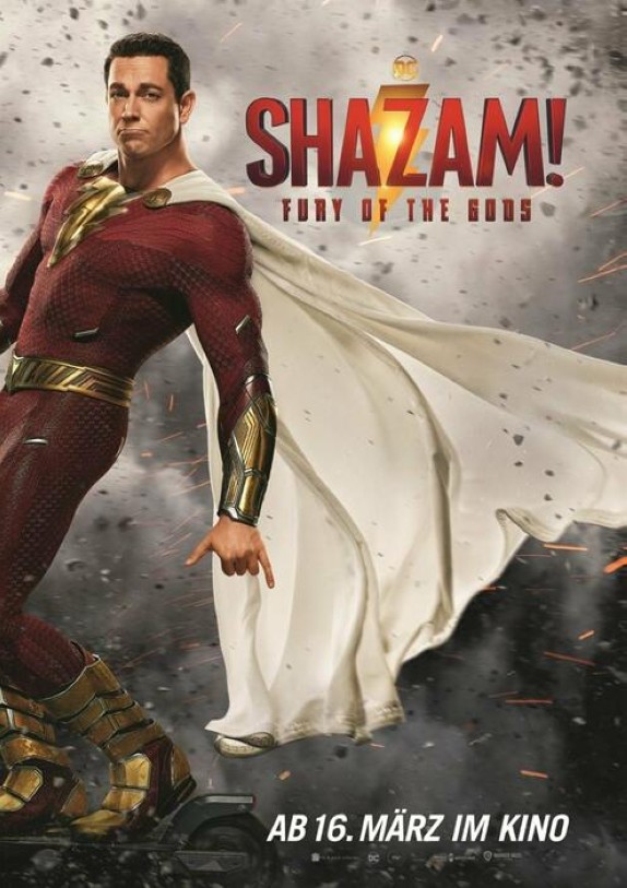 Shazam! Fury of the Gods Poster Kinostart DE (c) Warner Bros