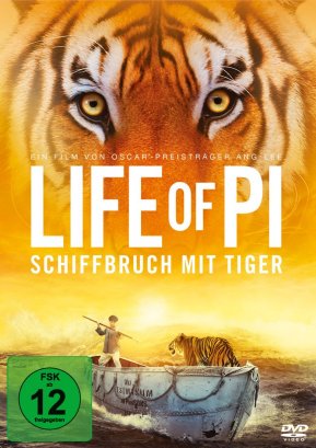 Das DVD Cover von LIFE OF PI - SCHIFFBRUCH MIT TIGER © 2013 20th Century Home Ent