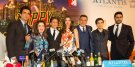 Sonu Sood, Farah Khan,Shah Rukh Khan, Deepika Padukone, Boman Irani, Vivaan Shah and Abhishek Bachchan at Happy New Year Press Conference at Atlantis, The Palm