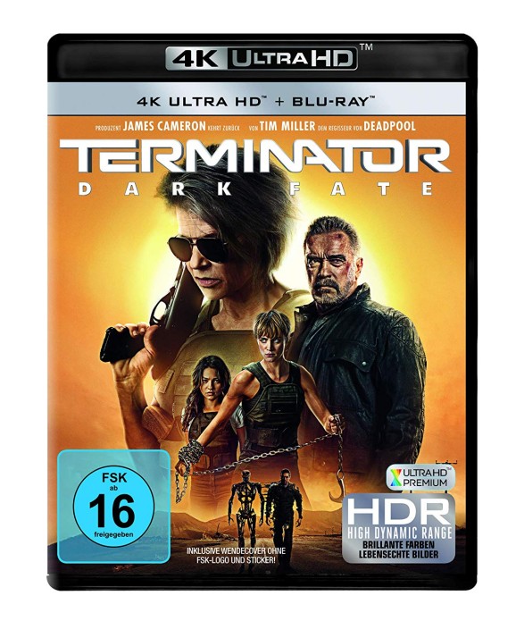 Terminator Dark Fate 4k blu-ray