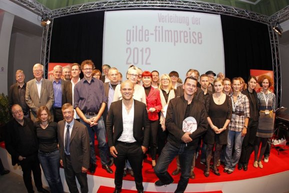 Preisträger und Team des Gilde-Filmpreises 2012