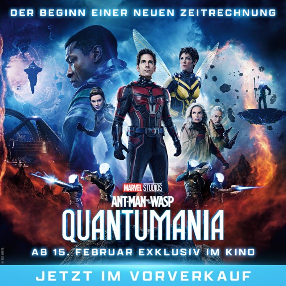 Ant Man & The Wast: Quantumania Vorverkauf gestartet. Kinokarten jetzt kaufen
