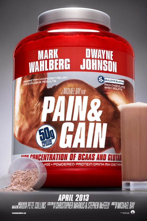 pain and gain teaserposter