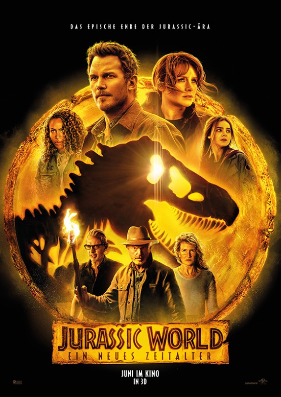 Jurassic World 3 Filmplakat Kinostart DE