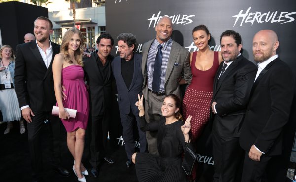 Hercules Premiere in Los Angeles - der Cast des Films