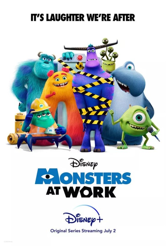 monster bei der Arbeit DisneyPlus plakat