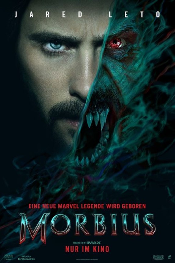 Morbius Poster KInostart DE 004 (c) Sony Pictures