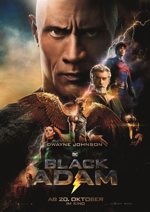 Black Adam Filmplakat KInostart DE ©Warner Bros. Entertainment Inc.