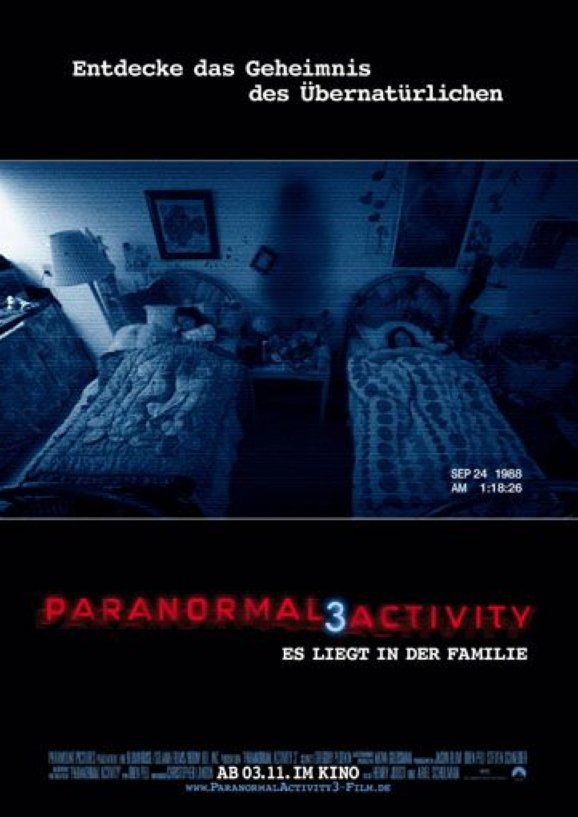 Paranormal Activity 3 Filmplakat