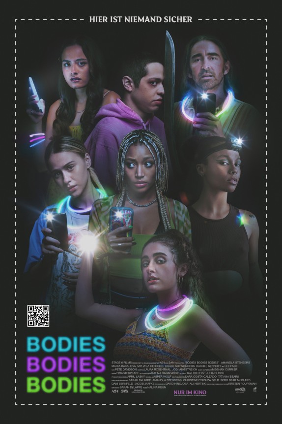 Bodies, Bodies Bodies Horrorfilm Poster Kinostart DE (c) Sony Pictures