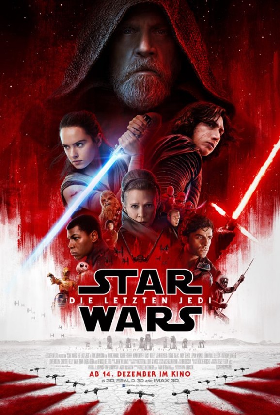 Star wars Die letzten Jedi offizielles Poster DE
