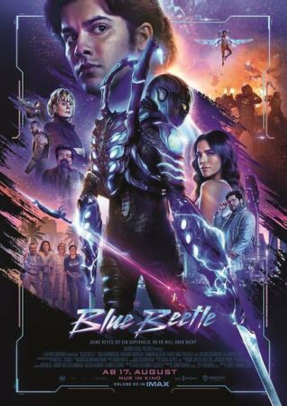 Blue Beetle Key Art Poster (c) Warner Bros