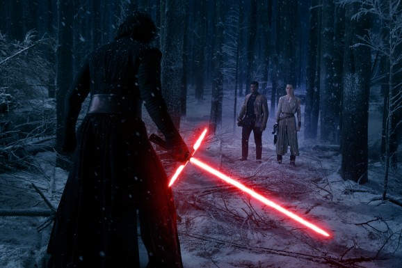 Szene aus Star Wars VII - voller Erfolg im Kino 2015
