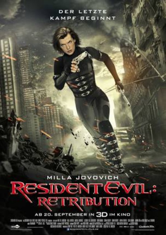 Resident Evil Retribution deutsches Hauptplakat