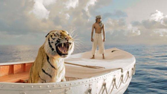 schiffbruch mit tiger szenefoto