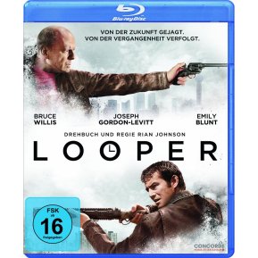 Das Blu-ray Cover von LOOPER © 2013 Concorde Filmverleih