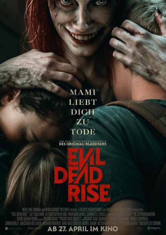 Evil Dead Rise Horrorfilm 2023 Filmposter Kinostart DE  (c) Warner Bros