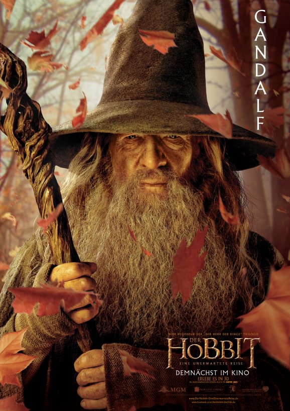 Der HOBBIT Character Poster Gandalf HAUJ