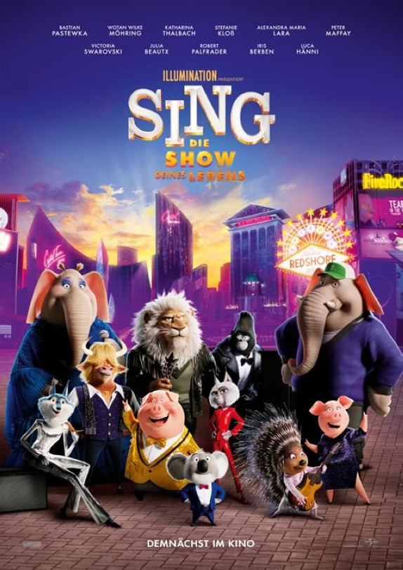 Sing 2 Poster Kino animationsfilm