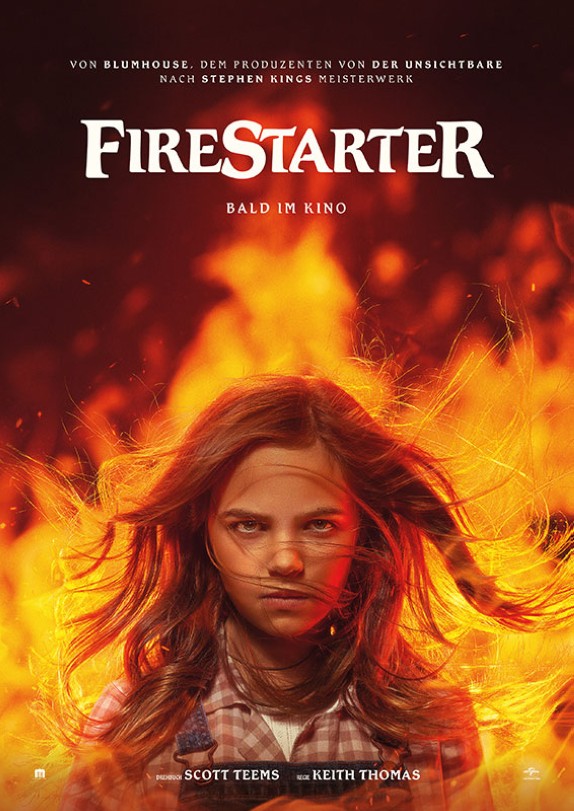 Firestarter Filmplakat Kinostart DE (c) Universal Pictures
